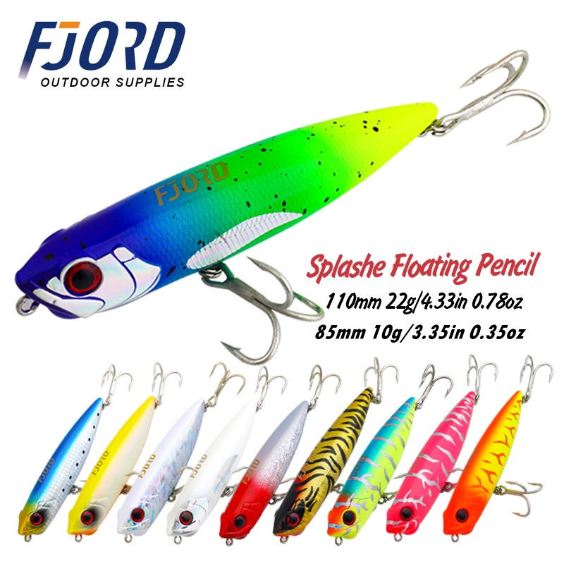 Fishing Lure Popper - FJORD Floating Pencil 110mm 22g 85mm