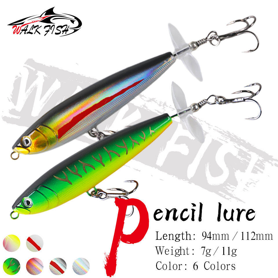 Fishing Lure Buzzbait - WALK FISH 7g/11g Pencil Bait Saltwater
