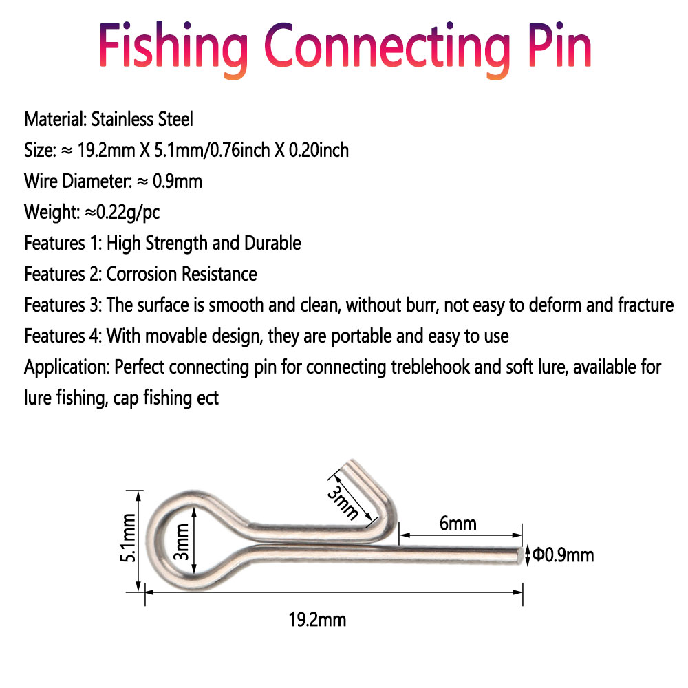 50/100pcs Fishing Bait Stinger - огляд і ціна Fishing Lure Accessories