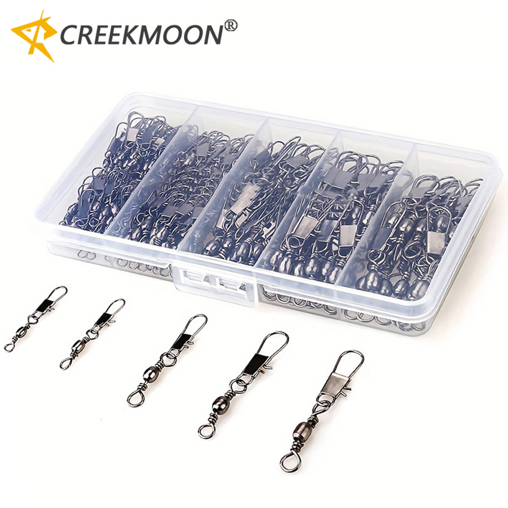 100Pcs/Lot 4#6#8#10#12# Swivel - огляд і ціна Fishing Lure Accessories