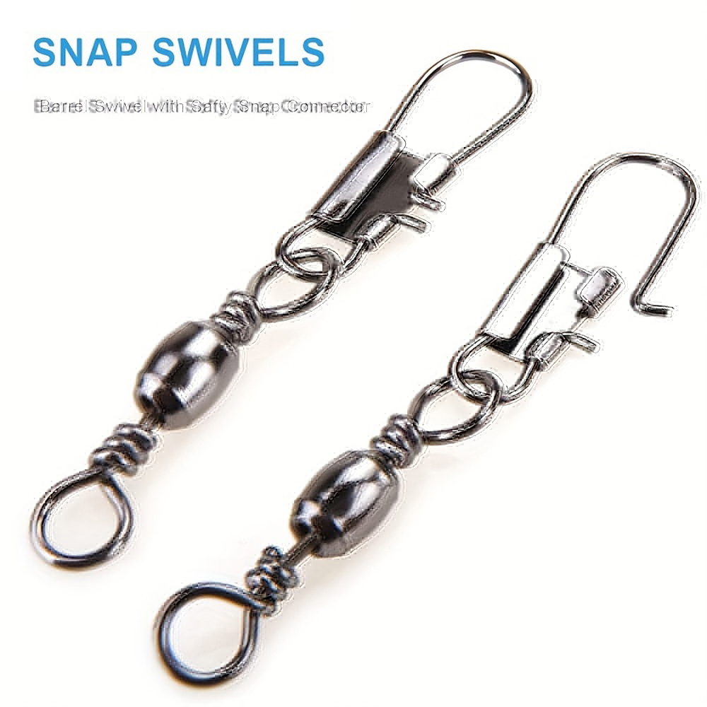100Pcs/Lot 4#6#8#10#12# Swivel - огляд і ціна Fishing Lure Accessories
