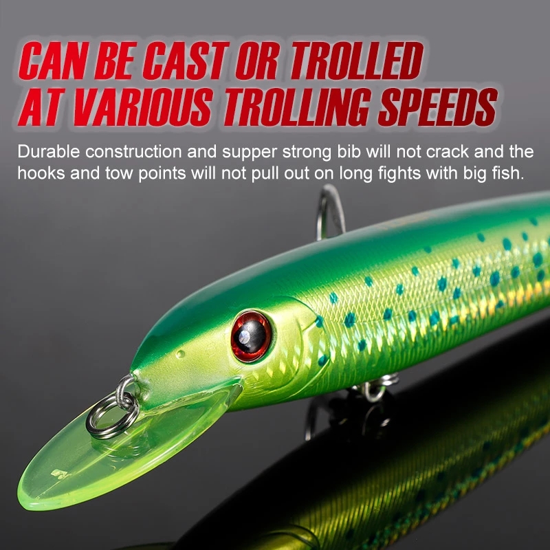 Noeby 2pcs Trolling Lure 180mm - огляд і ціна Fishing Lure Buzzbait