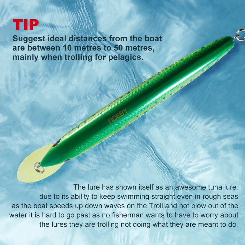 Noeby 2pcs Trolling Lure 180mm - огляд і ціна Fishing Lure Buzzbait