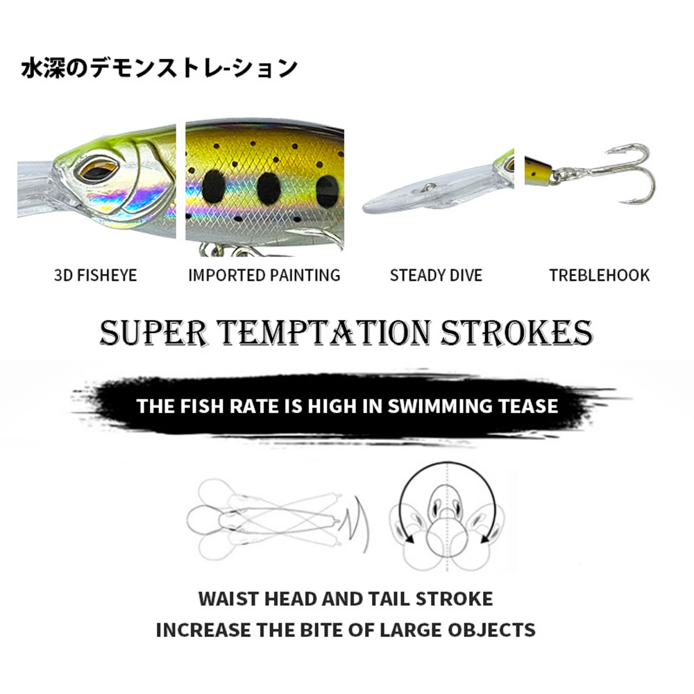 8.5cm 18.2g Fishing Lures Floa - огляд і ціна Fishing Lure Jerkbait