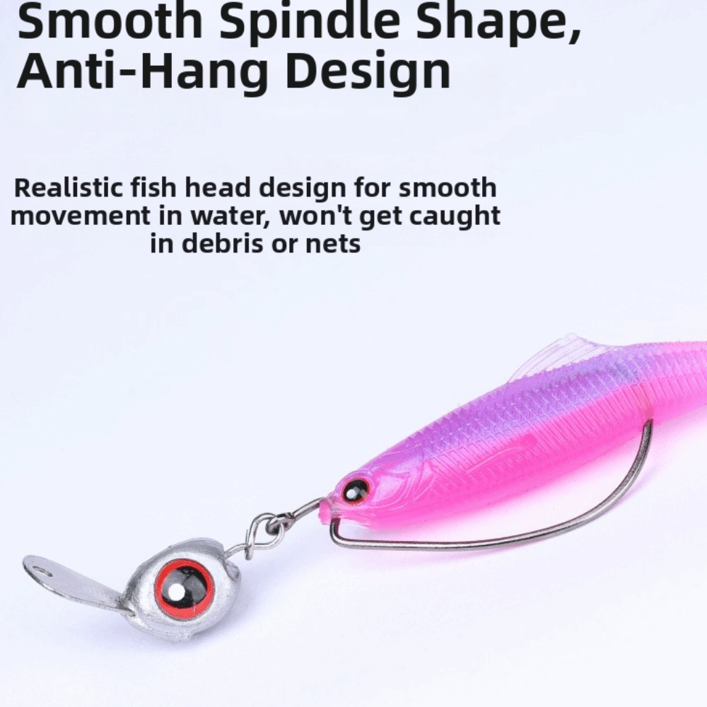 10pcs 10PCS Jig Head Lure Tong - огляд і ціна Fishing Lure Jig